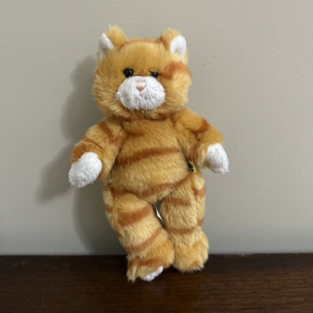 BABW Orange Tabby Lil' Bearemy's Kennel Pals Cool Cats & Hot Dogs 7"